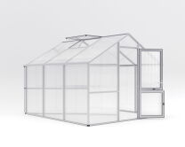 KGT Gewächshaus Modell Nelke III, tannengrün 2,97 x 3,23 x 2,44 m