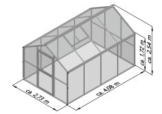 KGT Gewächshaus Modell Novum IV pressblank HKP/HKP...