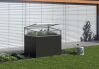 Aluminium-Hochbeet 130, Profilsystem anthrazit-grau