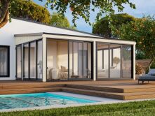 Palmako Terrasenüberdachung Glashaus LUMI 23,3...