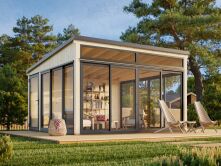 Palmako Gartenhaus Glashaus SAGA 16,6 m²  ISO -...