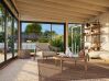 Palmako Gartenhaus Glashaus SAGA 16,6 m²  ISO - 420x420 cm, Schiebetür Plus, natur + farbig