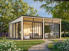 Palmako Gartenhaus Glashaus SAGA 23,3 m² - 582x420...