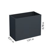 Hochbeet UrbanGrow M 101x51x78 cm
