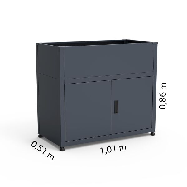 Hochbeet UrbanGrow M-Space 101x51x86 cm