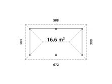 Palmako Pavillon BIANCA 16,6 m²  SET 108  - 588x300...