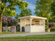 Palmako Pavillon LENNA 8,3 m²  SET 303 - 300x300 cm,...