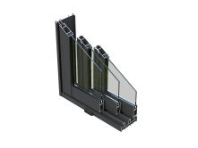 Palmako Pavillon LENNA 24,9 m² SET 418, 876x300 cm, Schiebetür, transparent imprägniert