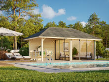 Palmako Pavillon BIANCA 16,6 m²  SET 205 / SET 205...