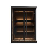 Sauna HIKI S 149x202 cm, Vollglasfront, inkl. Dacheindeckung schwarz, Bausatz, Thermo-Holz