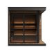 Aussensauna/Saunahaus HIKI L 229x229 cm, Vollglasfront, inkl. Dacheindeckung schwarz, Bausatz, Thermo-Holz