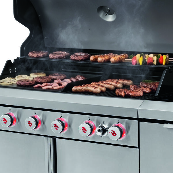 Landmann Gasgrill 6.1 MAXX edelstahl inkl. Grillplatte