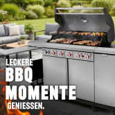Landmann Gasgrill 6.1 MAXX edelstahl inkl. Grillplatte