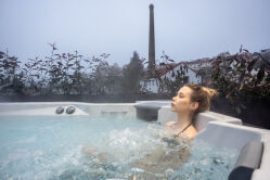 HANSCRAFT® Whirlpool/Jakuzzi OKA 4 ONYX Pearl White/Dark Stone - PREMIUM -