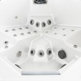 HANSCRAFT® Whirlpool/Jakuzzi OKA 4 ONYX Pearl White/Dark Stone - PREMIUM -
