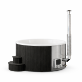 Hot Tube DeLux SCHWARZ gestrichen / GFK - Einsatz...