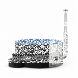 Hot Tub DeLux SCHWARZ gestrichen / GFK - Einsatz blau / V2A Ofen inkl. LED, Whirlpool und mit Premium Leder Deckel, ø 200 cm, mit integriertem Aussenofen, Thermoholz beplankt und gestrichen in schwarz
