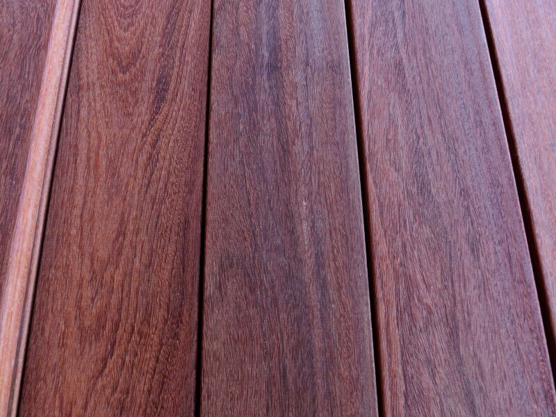 Cumaru Terrassendiele 21x140x2440 mm, Oberfläche beidseitig glatt