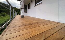 Cumaru Terrassendiele 21x140x3050 mm, Oberfläche beidseitig glatt