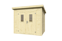Lasita Maja Gartenhaus ZURI 3 - 230x175 cm, 19 mm, lackiert Schwedenrot