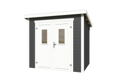 Lasita Maja Gartenhaus ZURI 3 - 230x175 cm, 19 mm, lackiert Schwedenrot
