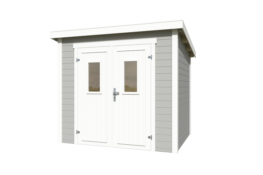 Lasita Maja Gartenhaus ZURI 3 - 230x175 cm, 19 mm, natur + farbig