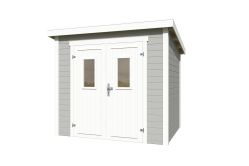 Lasita Maja Gartenhaus ZURI 3 - 230x175 cm, 19 mm, natur + farbig