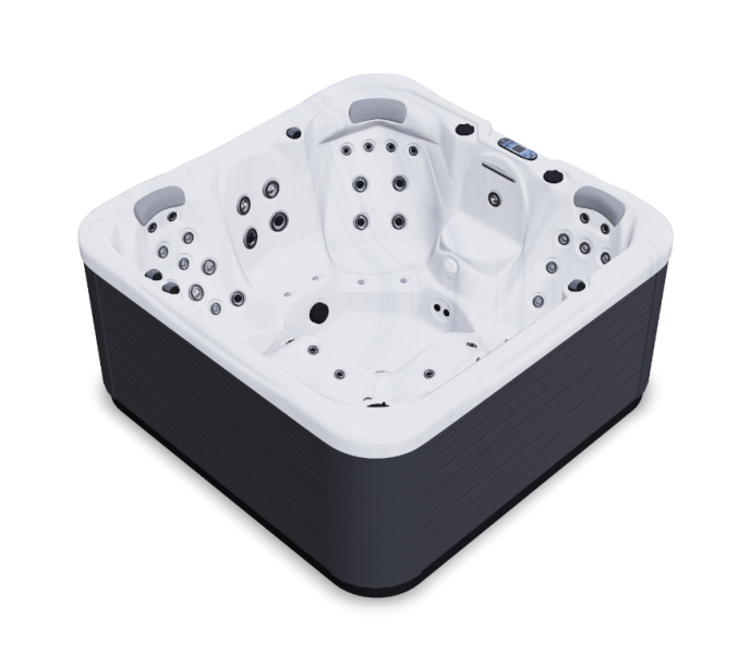 HANSCRAFT Whirlpool/Jakuzzi HC 3 Serling silver/Dark grey - PREMIUM -