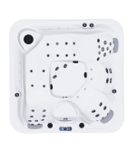 HANSCRAFT® Whirlpool/Jakuzzi HC 3 Serling silver/Nordic grey - PREMIUM -