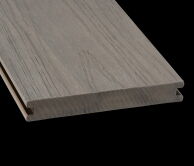 BPC Terrassendiele ECO-CAP 20x136x4000 mm, Massivdiele/Vollprofil Oberfläche glatt/Holzstruktur, co-extrudiert