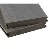BPC Terrassendiele ECO-CAP 20x136x4000 mm, Massivdiele/Vollprofil Oberfläche glatt/Holzstruktur, co-extrudiert