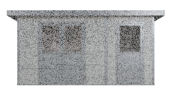 WPC-Gartenhaus HIDDENSEE grau-anthrazit 28 mm - 430 x 280 cm, WPC Co-Ex / Alu, 2 Räume