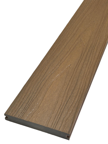 BPC Terrassendiele NOVADECK MASTER 20x190x4000 mm, braun, Massivdiele/Vollprofil Oberfläche beidseitig Holzstruktur, co-extrudiert