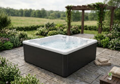 NJORD LOUNGE Whirlpool, 230 x 230cm, 5 Personen, 72...