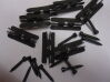 Verbindungsclips schwarz "Grooms" für WPC - BPC, 250 Stk. im Eimer inkl. Schrauben, für Novadeck, ECO-CAP/ Infinity/Java/Master/Ziro/Plenera/Wondertech/Midsummer/ Spring/WPC Topgarden/Natural