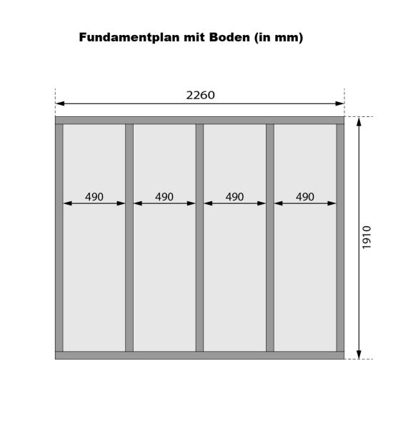 Karibu Saunahaus FINN 3 / terragrau / ohne Ofen / gedämmte Eingangstür