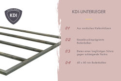 Karibu Saunahaus ARES 4 - 364 x 276 cm 38 mm naturbelassen / Metall anthrazit / ohne Ofen