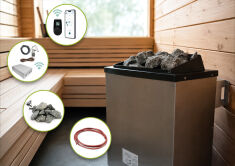Topgarden "SPARSET" Saunaofen finnisch 9Kw...