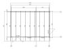 Gartenhaus MIKA; 595x400 cm ISO (A); 44 mm Doppelnut; ohne Boden