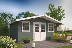 Tuindeco Gartenhaus Pavel 380 x 500 / 44mm natur oder...