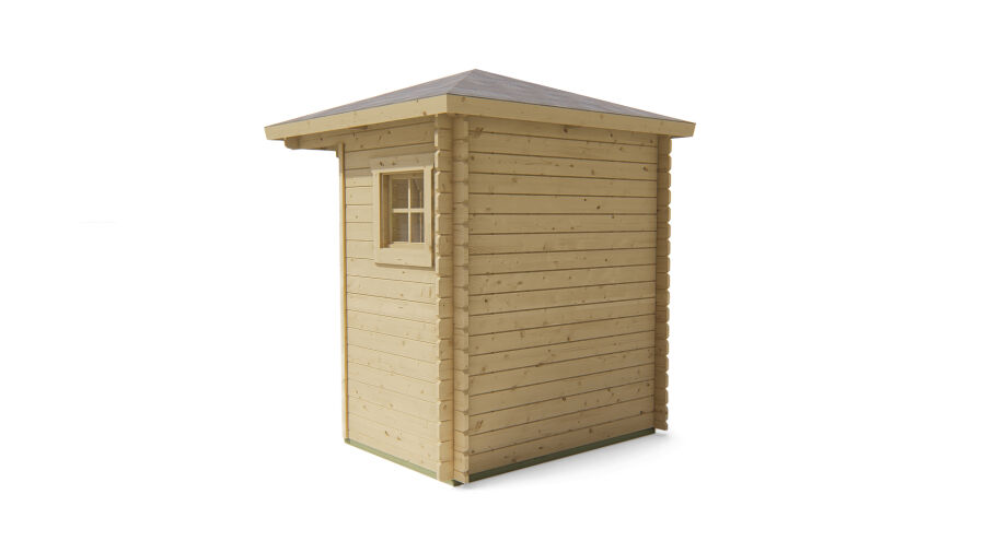 Tuindeco Gartenhaus Petra 200 x 200 / 28mm natur oder imprägniert