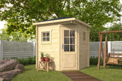 Tuindeco Gartenhaus Petra 200 x 200 / 28mm natur oder imprägniert