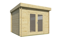 Tuindeco Gartenhaus Jamie 300 x 300 / 40mm natur oder...