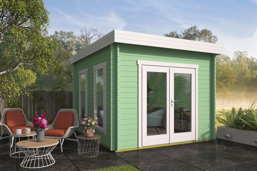 Tuindeco Gartenhaus Lee 300 x 350 / 40mm natur oder imprägniert