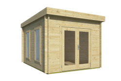 Tuindeco Gartenhaus Kerry 300 x 400 / 40mm natur oder...