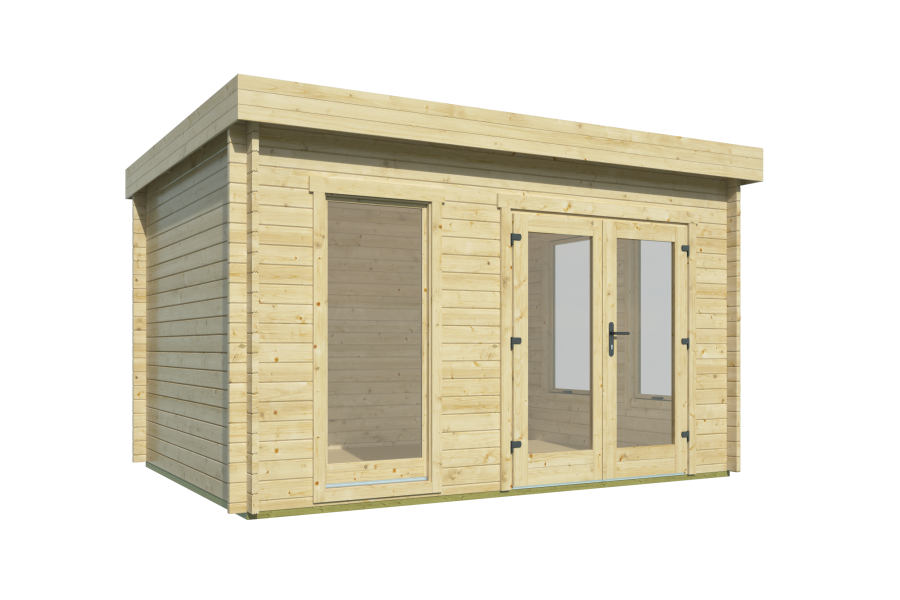 Tuindeco Gartenhaus Jason 300 x 400 / 40mm natur oder imprägniert