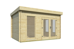 Tuindeco Gartenhaus Jason 300 x 400 / 40mm natur oder imprägniert