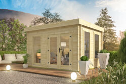 Tuindeco Gartenhaus Jason 300 x 400 / 40mm natur oder imprägniert