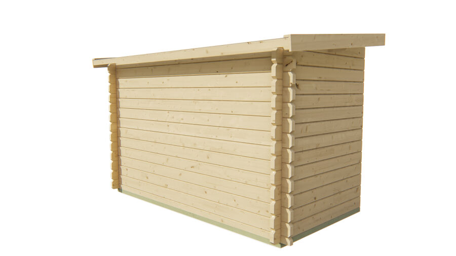 Tuindeco Gartenhaus Anbau 200 x 150 / 28mm natur oder imprägniert