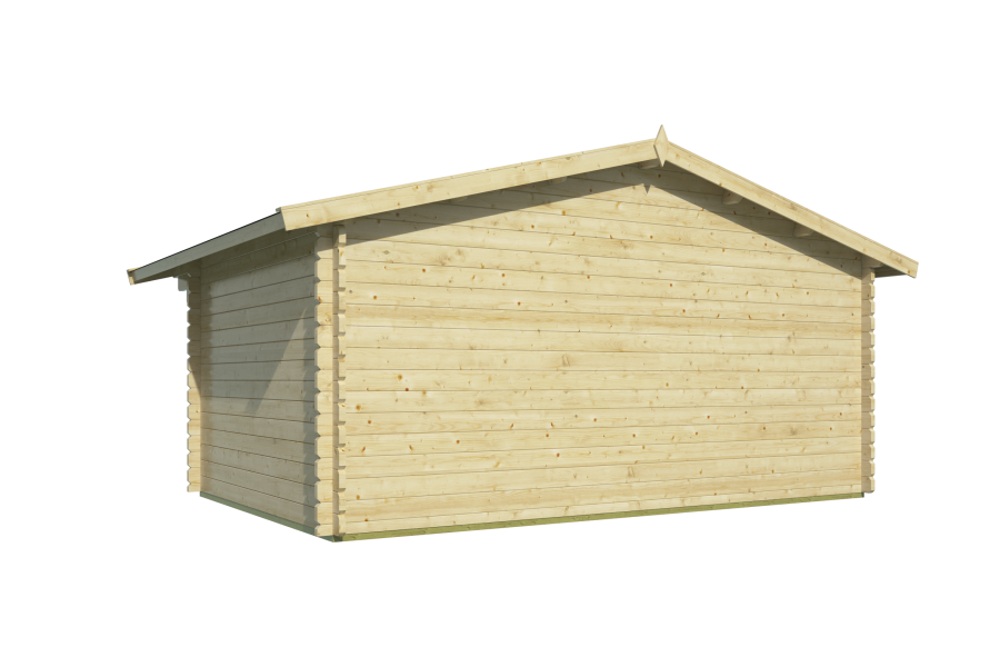 Tuindeco Gartenhaus Rika 320 x 500 / 44mm natur oder imprägniert